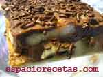 Tarta de crema y plátano