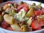 Ensalada de patata y jamón