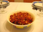 Picadillo de chorizo con tomate