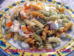 Espirales con palitos de cangrejo