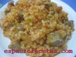 Arroz con magro de cerdo