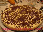 Tarta de queso y chocolate blanco